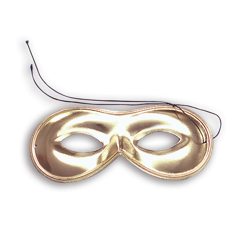 Domino Mask Gold Eye Masks Unisex_1