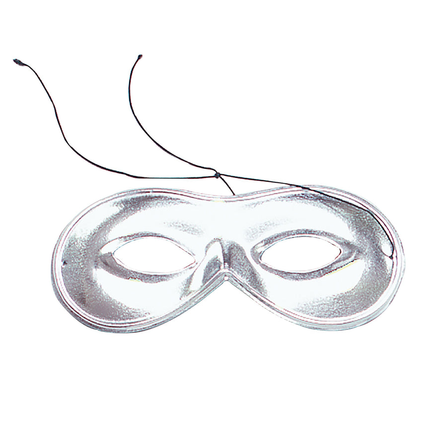 Domino Mask Silver Eye Masks Unisex_1