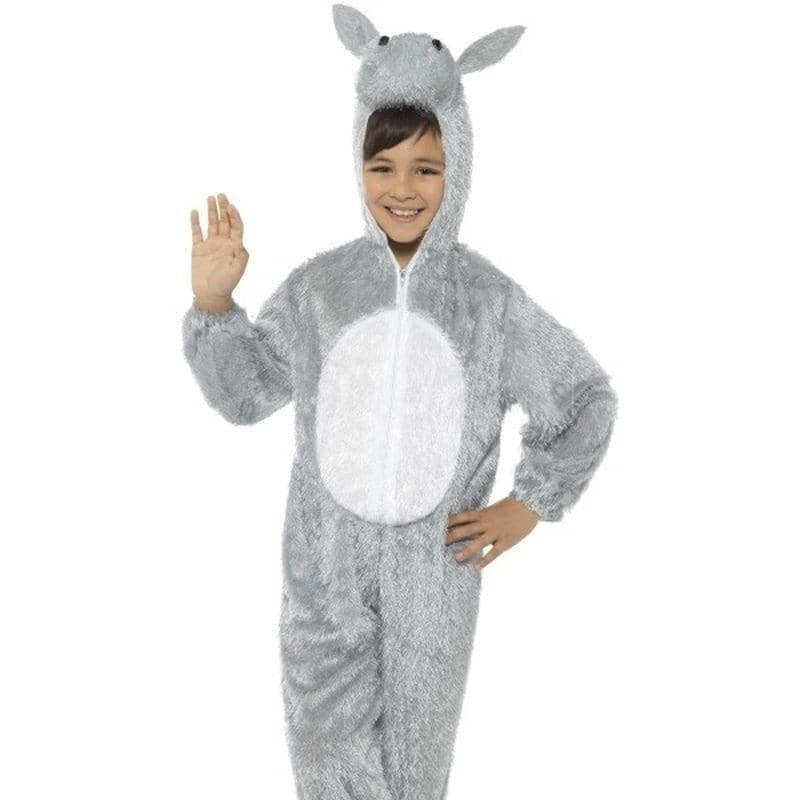 Donkey Costume Kids Grey White Jumpsuit_1