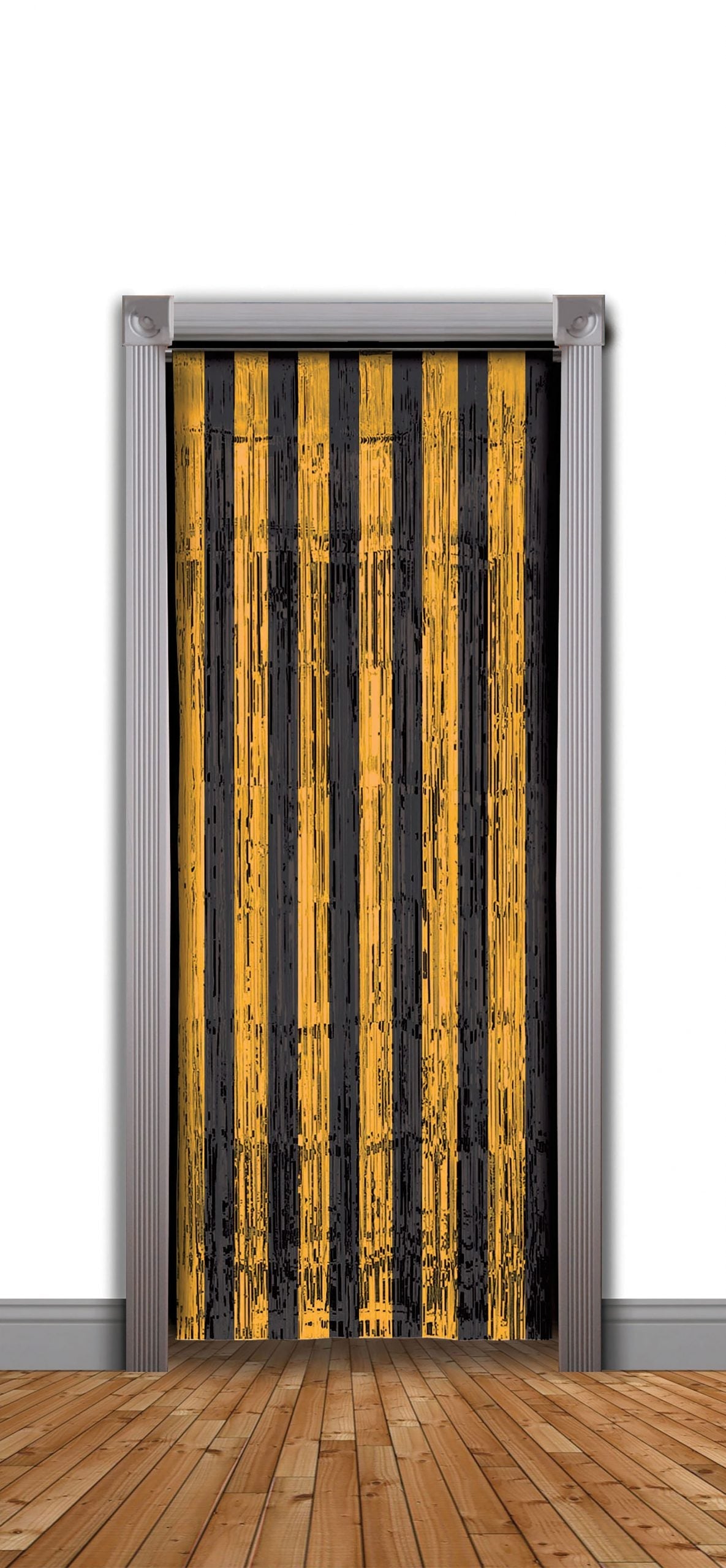 Doorway Curtain Orange Blk 240x94cm Party Goods Unisex 1