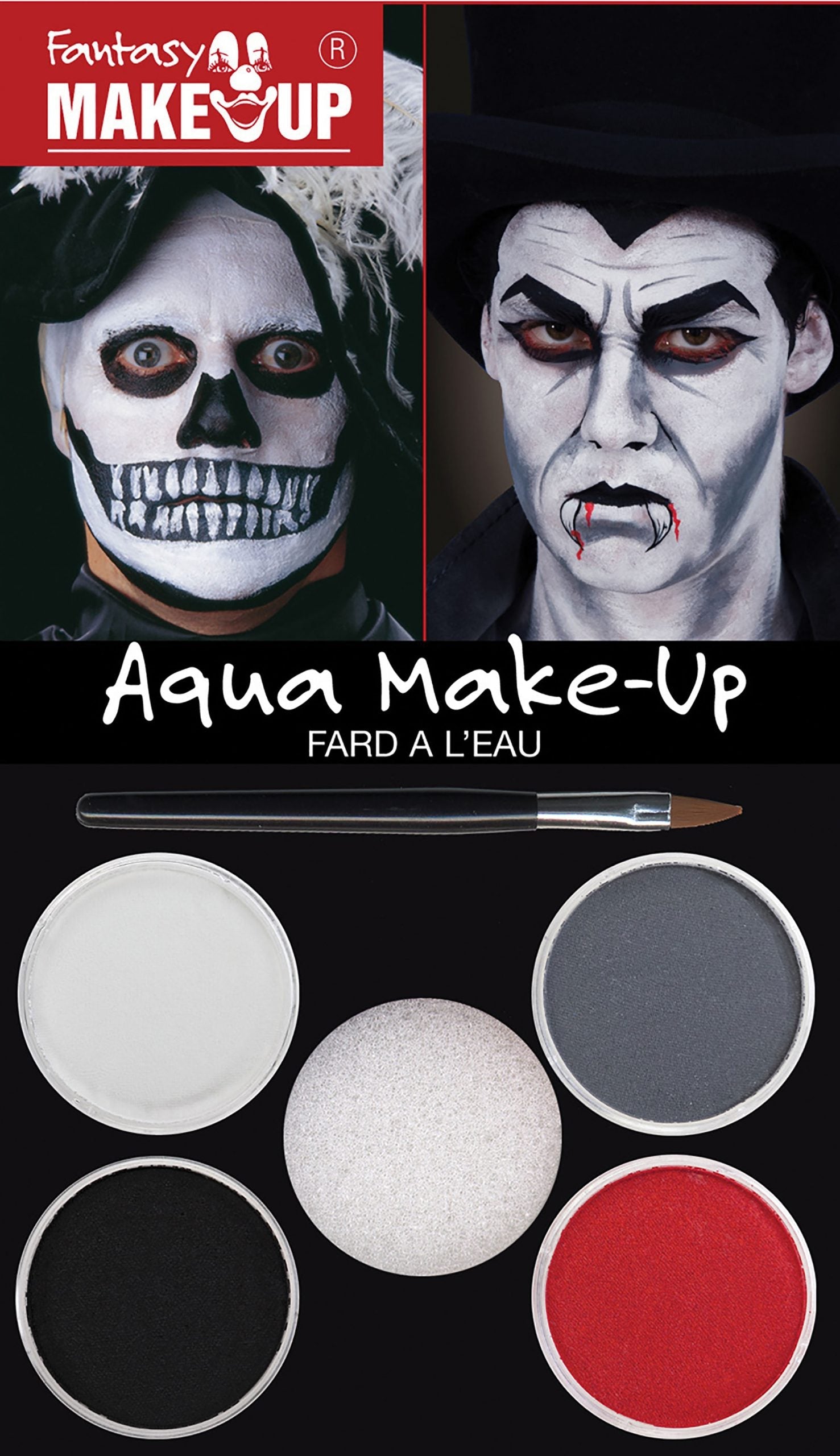 Dracula Skull Aqua Make Up Unisex 1