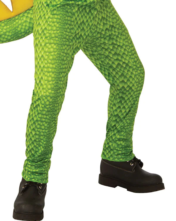 Dragon Green Child Costume 3D Mask and Scales 4