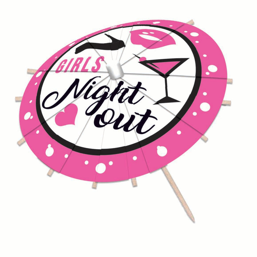 Drink Umbrella Girls Night Out Pack of 12 Cocktail Decoration_1
