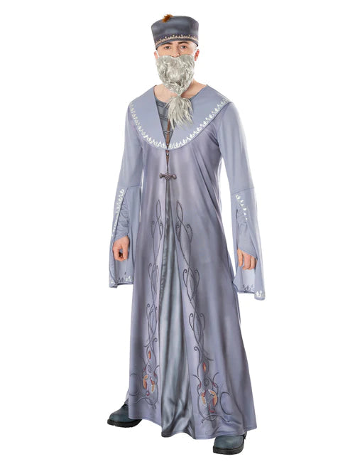 Dumbledore Adult Costume with Beard for Men 1