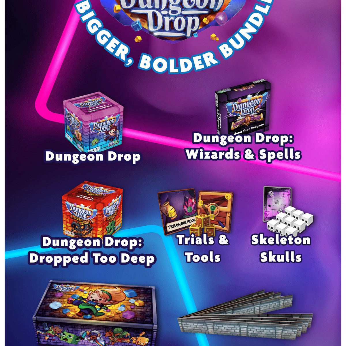Dungeon Drop: Dropped Too Deep Expansion Pack 2nd Edition product image