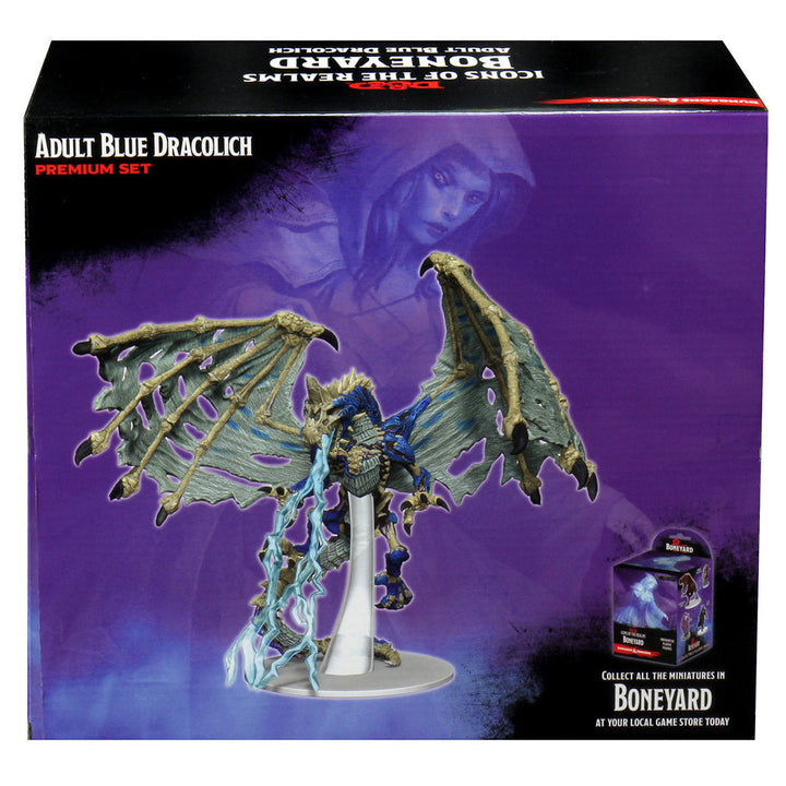 Size Chart Dungeons and Dragons D&D Boneyard Premium Set Blue Dracolich