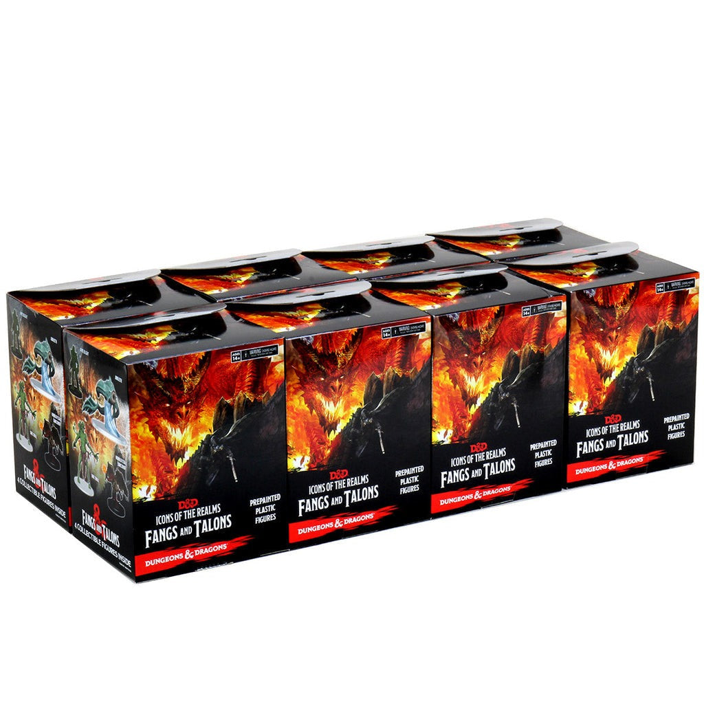 Dungeons and Dragons D&D Fangs and Talons 8ct. Booster Brick 1