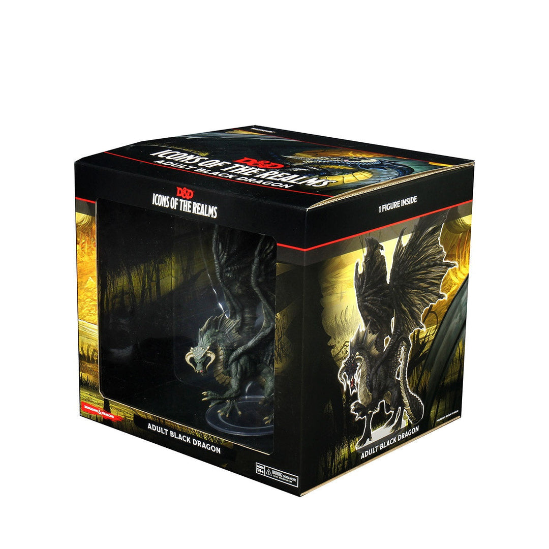 Dungeons and Dragons D&D Icons of the Realms Adult Black Dragon Premium Figure_13