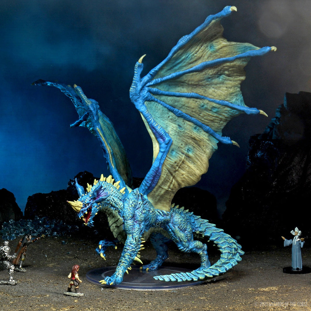 Dungeons and Dragons D&D Icons of the Realms Adult Blue Dragon Premium Figure_18
