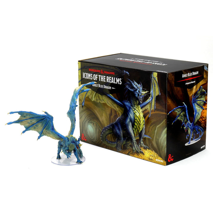Dungeons and Dragons D&D Icons of the Realms Adult Blue Dragon Premium Figure_6