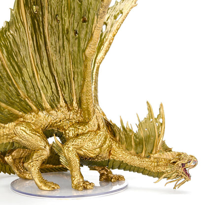 Dungeons and Dragons D&D Icons of the Realms Adult Gold Dragon Premium Figure 11