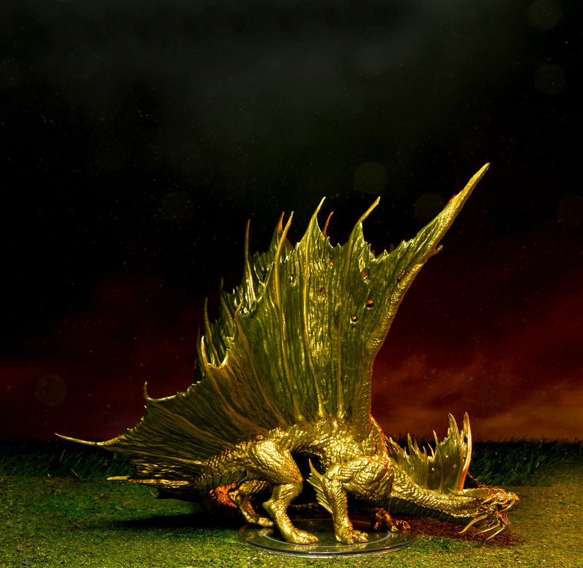 Dungeons and Dragons D&D Icons of the Realms Adult Gold Dragon Premium Figure 18