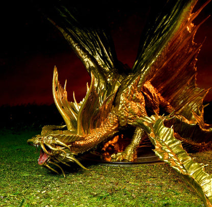 Dungeons and Dragons D&D Icons of the Realms Adult Gold Dragon Premium Figure 19
