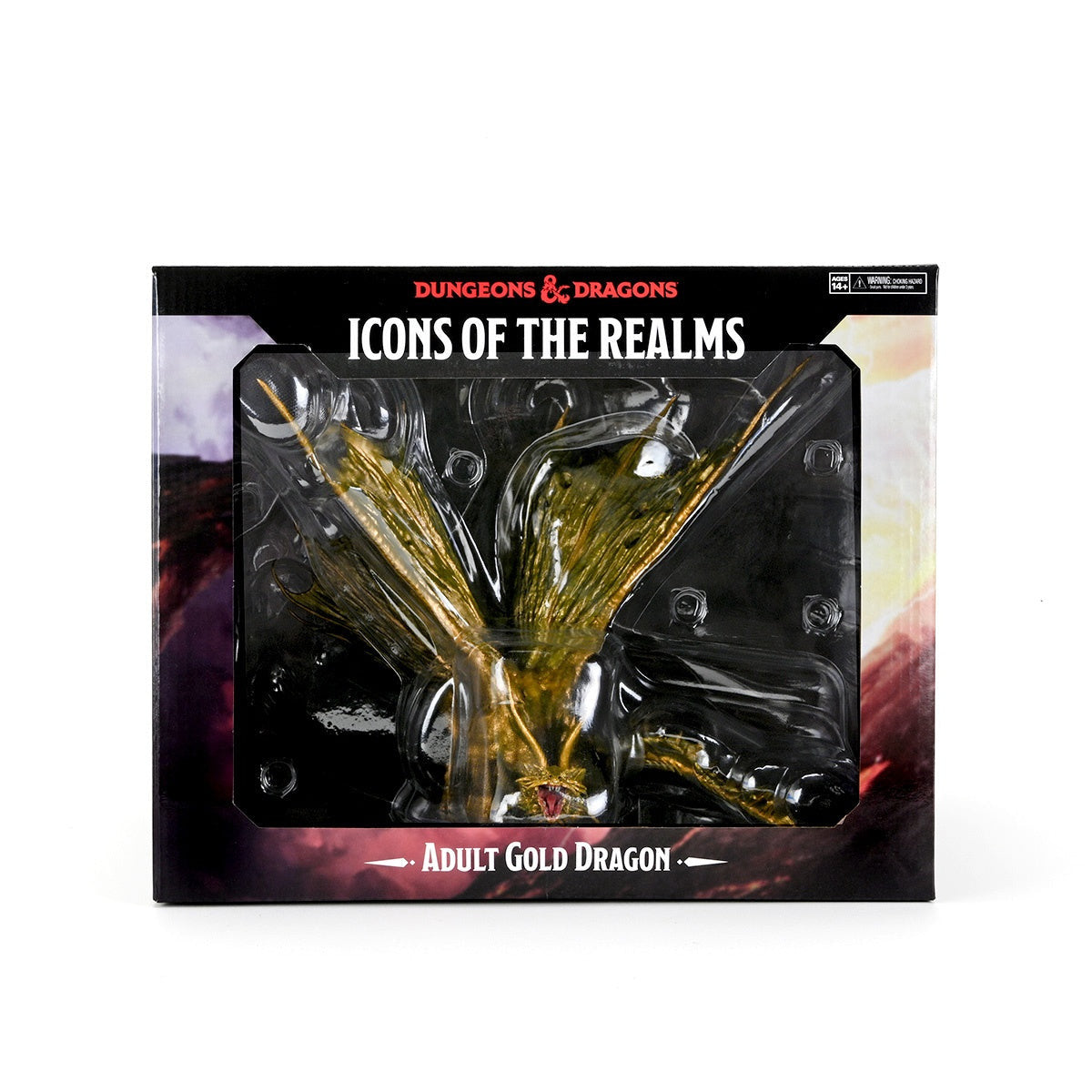 Dungeons and Dragons D&D Icons of the Realms Adult Gold Dragon Premium Figure 2