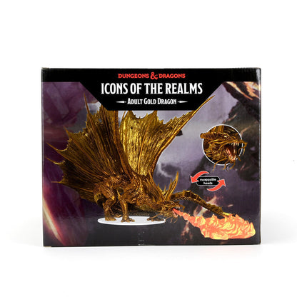 Dungeons and Dragons D&D Icons of the Realms Adult Gold Dragon Premium Figure 5
