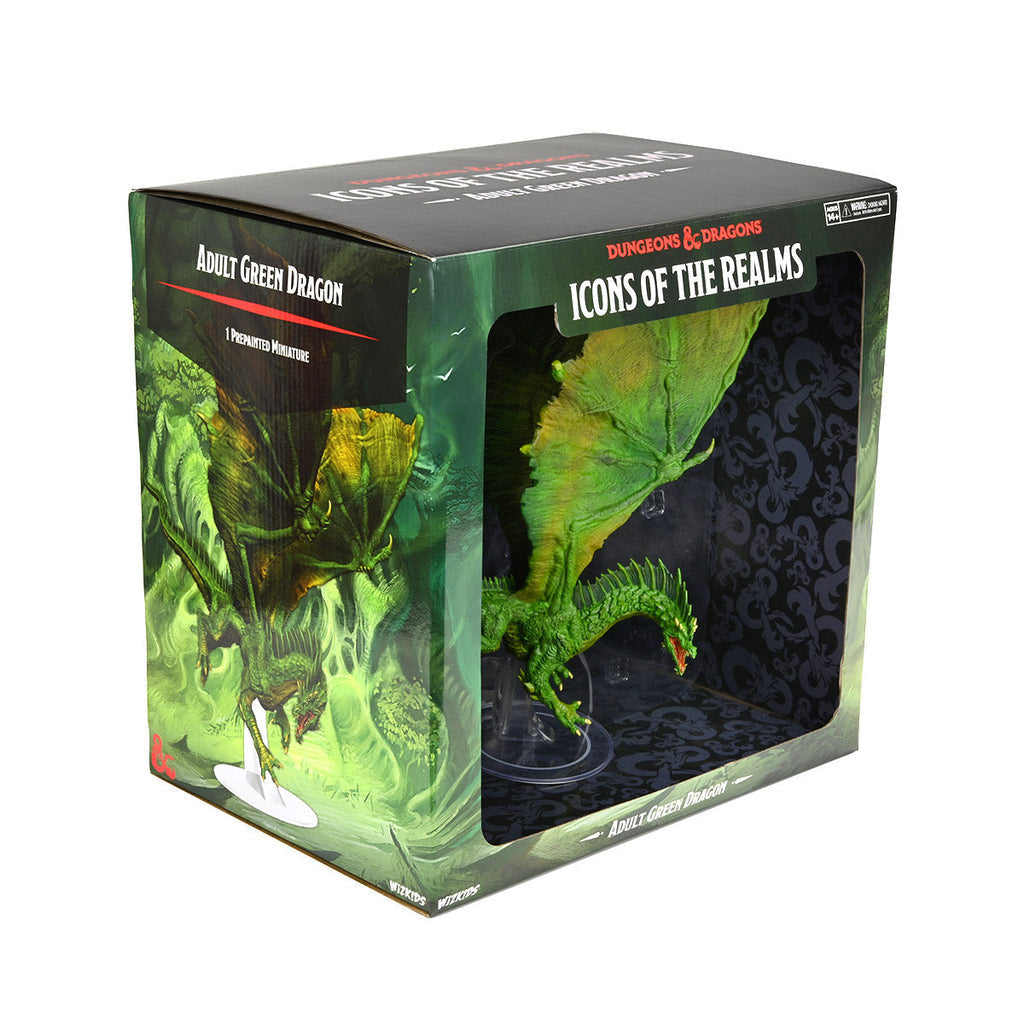 Dungeons and Dragons D&D Icons of the Realms Adult Green Dragon Premium Figure 3