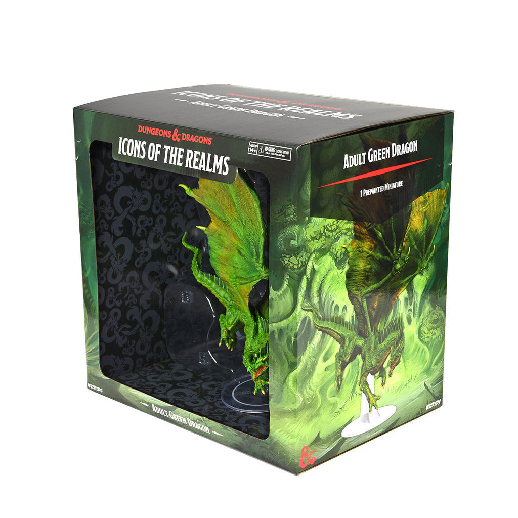 Dungeons and Dragons D&D Icons of the Realms Adult Green Dragon Premium Figure 4
