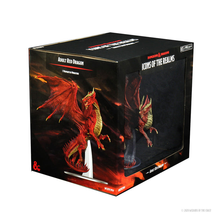 Dungeons and Dragons D&D Icons of the Realms Adult Red Dragon Premium Figure_12