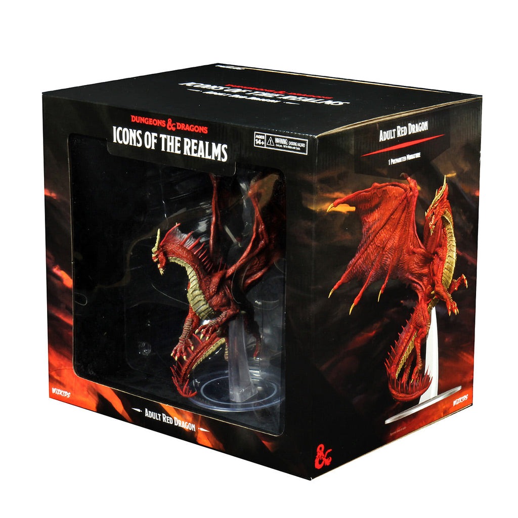 Dungeons and Dragons D&D Icons of the Realms Adult Red Dragon Premium Figure_7