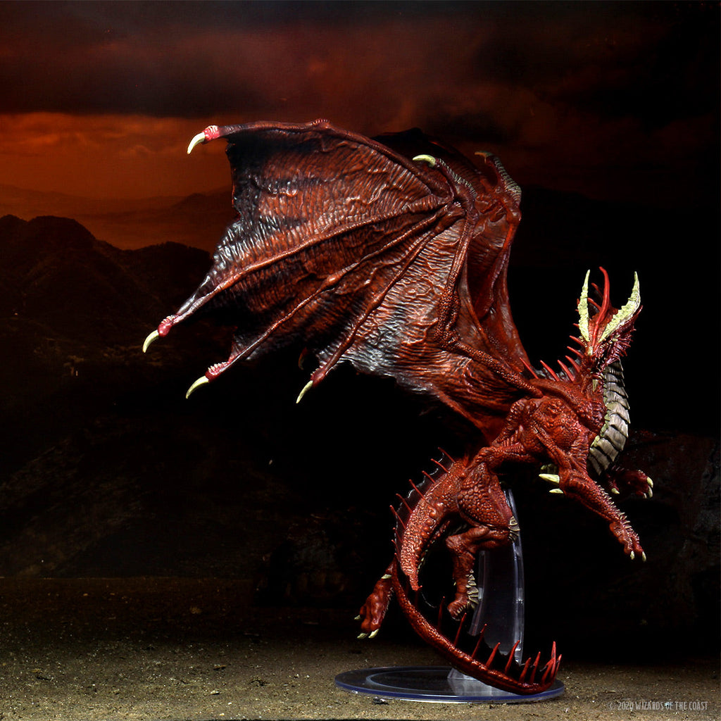 Dungeons and Dragons D&D Icons of the Realms Adult Red Dragon Premium Figure_8
