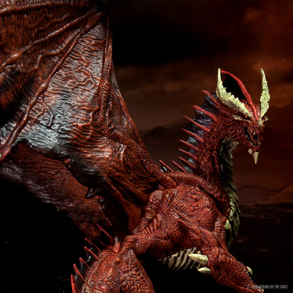 Dungeons and Dragons D&D Icons of the Realms Adult Red Dragon Premium Figure 9