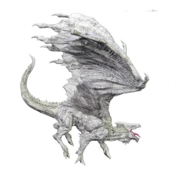 Dungeons and Dragons D&D Icons of the Realms Adult White Dragon Premium Figure_2