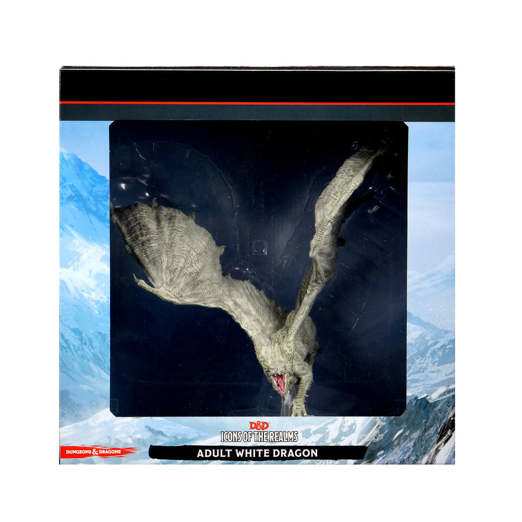 Dungeons and Dragons D&D Icons of the Realms Adult White Dragon Premium Figure 3
