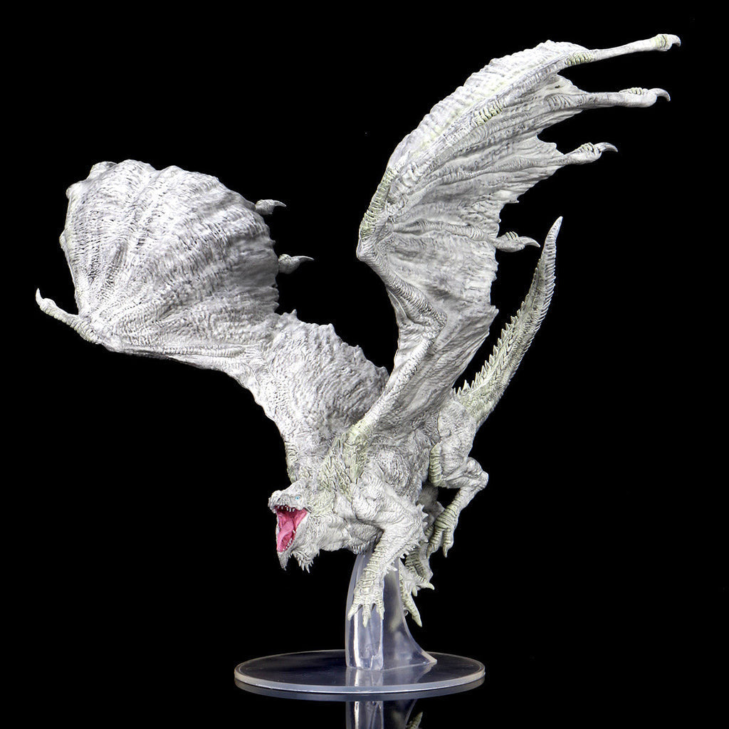 Dungeons and Dragons D&D Icons of the Realms Adult White Dragon Premium Figure 5