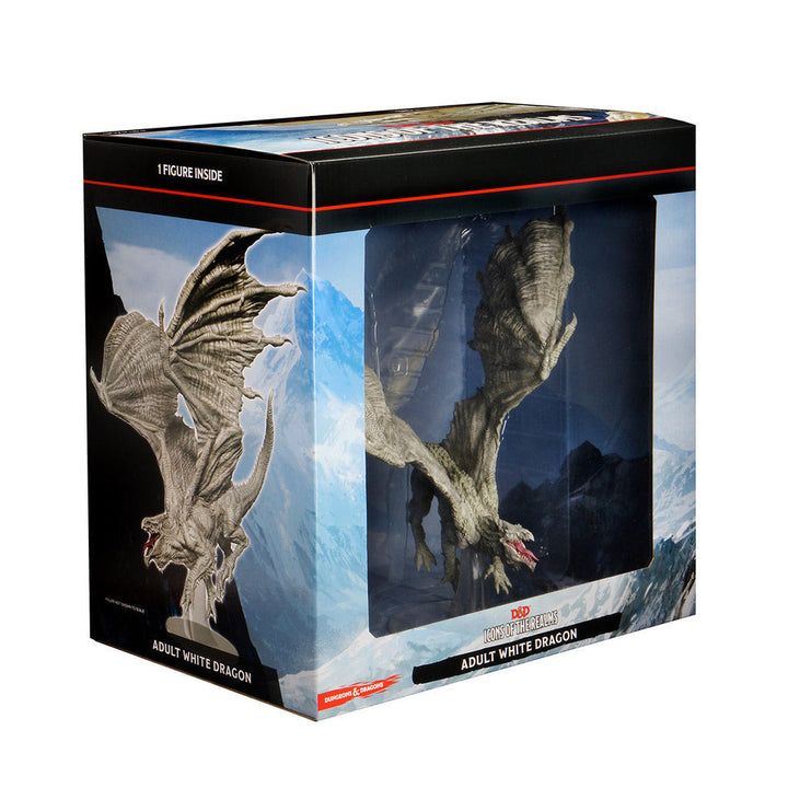 Dungeons and Dragons D&D Icons of the Realms Adult White Dragon Premium Figure_7