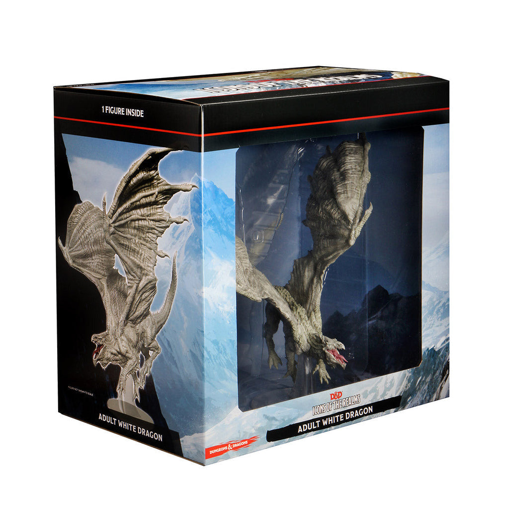 Dungeons and Dragons D&D Icons of the Realms Adult White Dragon Premium Figure 7