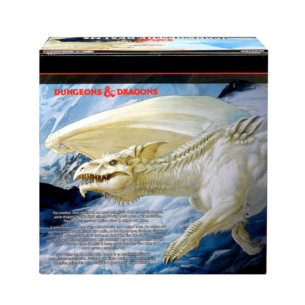 Size Chart Dungeons and Dragons D&D Icons of the Realms Adult White Dragon Premium Figure