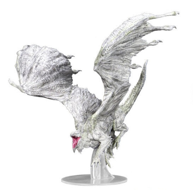 Dungeons and Dragons D&D Icons of the Realms Adult White Dragon Premium Figure_1
