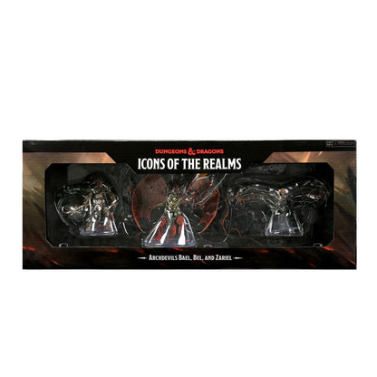 Dungeons and Dragons D&D Icons of the Realms Archdevils Bael Bel and Zariel 11