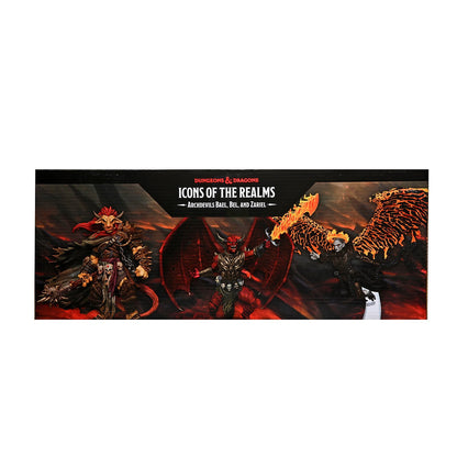 Dungeons and Dragons D&D Icons of the Realms Archdevils Bael Bel and Zariel 12