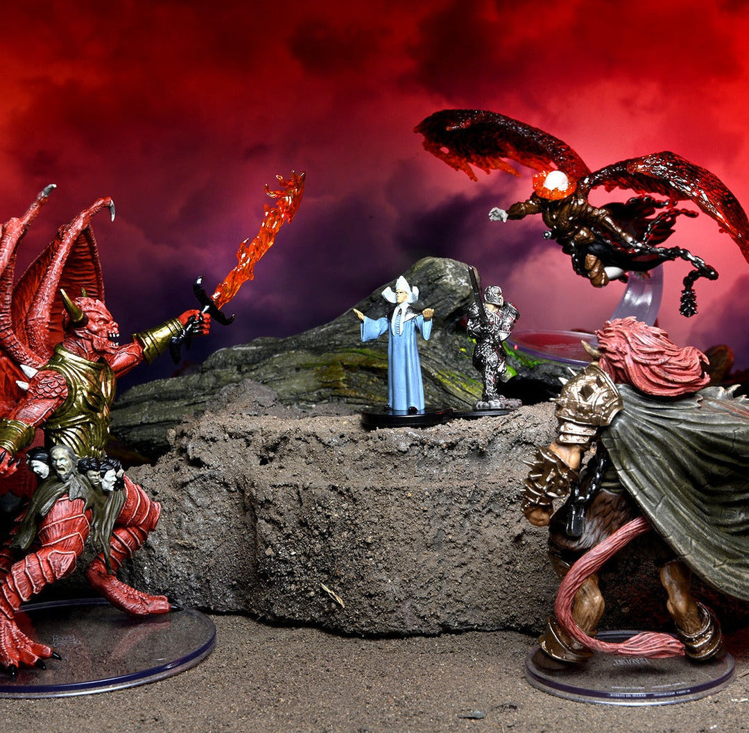 Dungeons and Dragons D&D Icons of the Realms Archdevils Bael Bel and Zariel_14