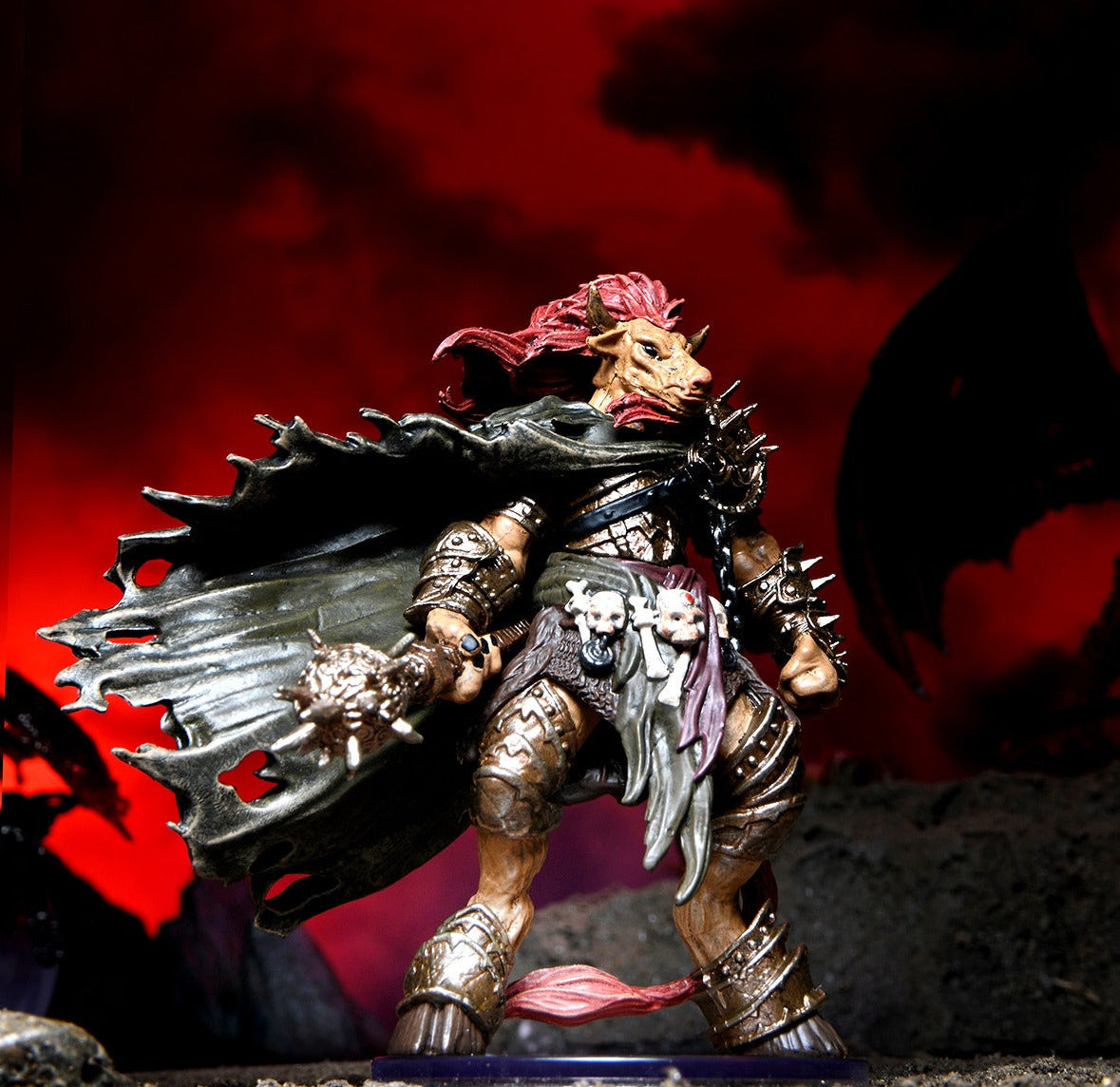 Dungeons and Dragons D&D Icons of the Realms Archdevils Bael Bel and Zariel 16