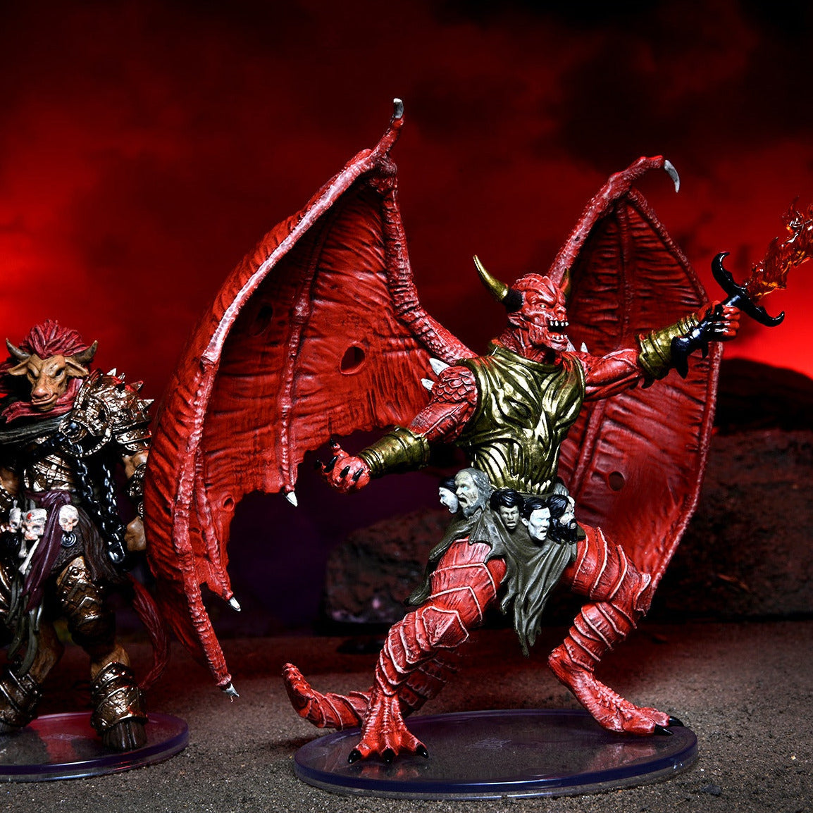 Dungeons and Dragons D&D Icons of the Realms Archdevils Bael Bel and Zariel 18