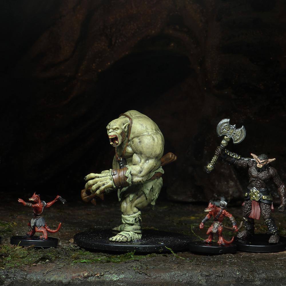 Size Chart Dungeons and Dragons D&D Icons of the Realms: Monster Pack Cave Defenders 6 Figures