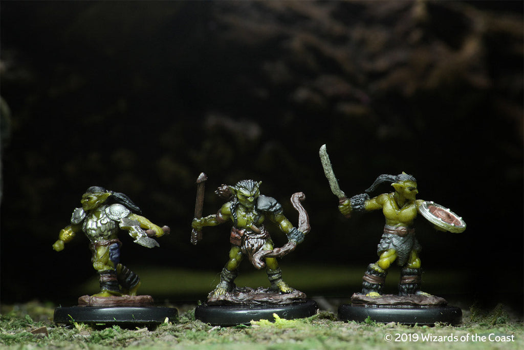Dungeons and Dragons D&D Icons of the Realms Monster Pack Village Raiders 7 Figures 8