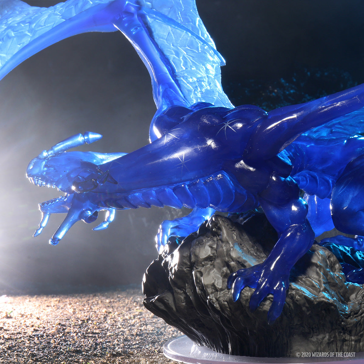 Dungeons and Dragons D&D Icons of the Realms Sapphire Dragon Premium Figure 10