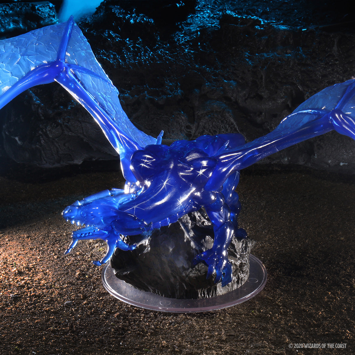 Dungeons and Dragons D&D Icons of the Realms Sapphire Dragon Premium Figure 11