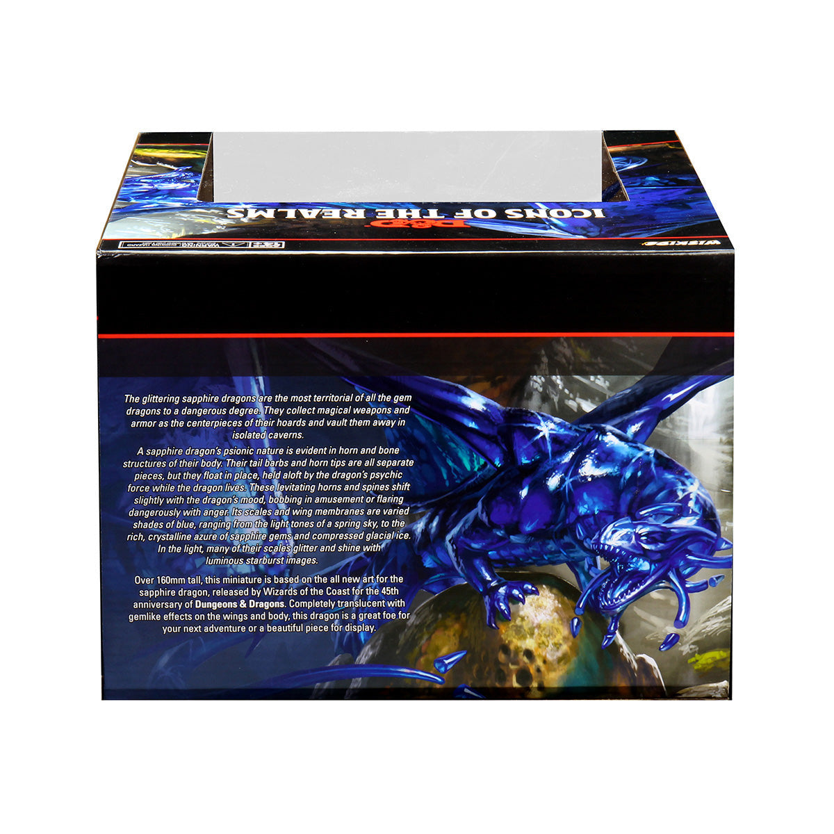 Dungeons and Dragons D&D Icons of the Realms Sapphire Dragon Premium Figure 5
