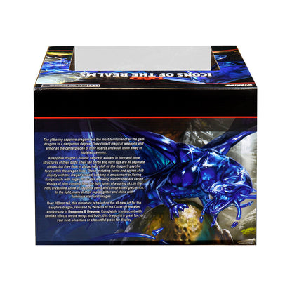 Dungeons and Dragons D&D Icons of the Realms Sapphire Dragon Premium Figure 5