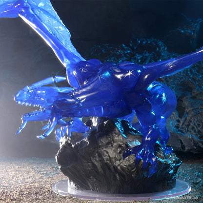 Dungeons and Dragons D&D Icons of the Realms Sapphire Dragon Premium Figure 7