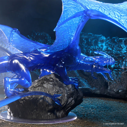 Dungeons and Dragons D&D Icons of the Realms Sapphire Dragon Premium Figure 8