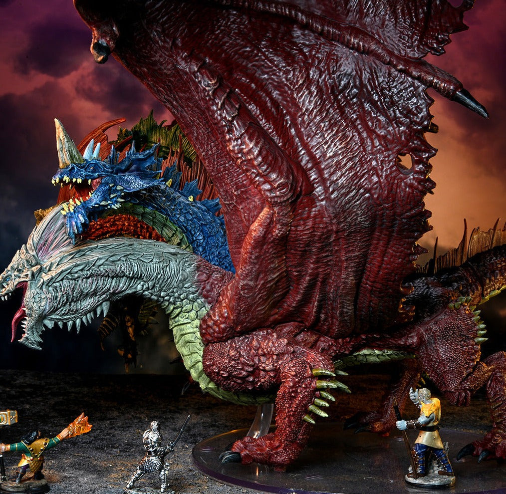 Dungeons and Dragons D&D Miniatures Gargantuan Tiamat 12
