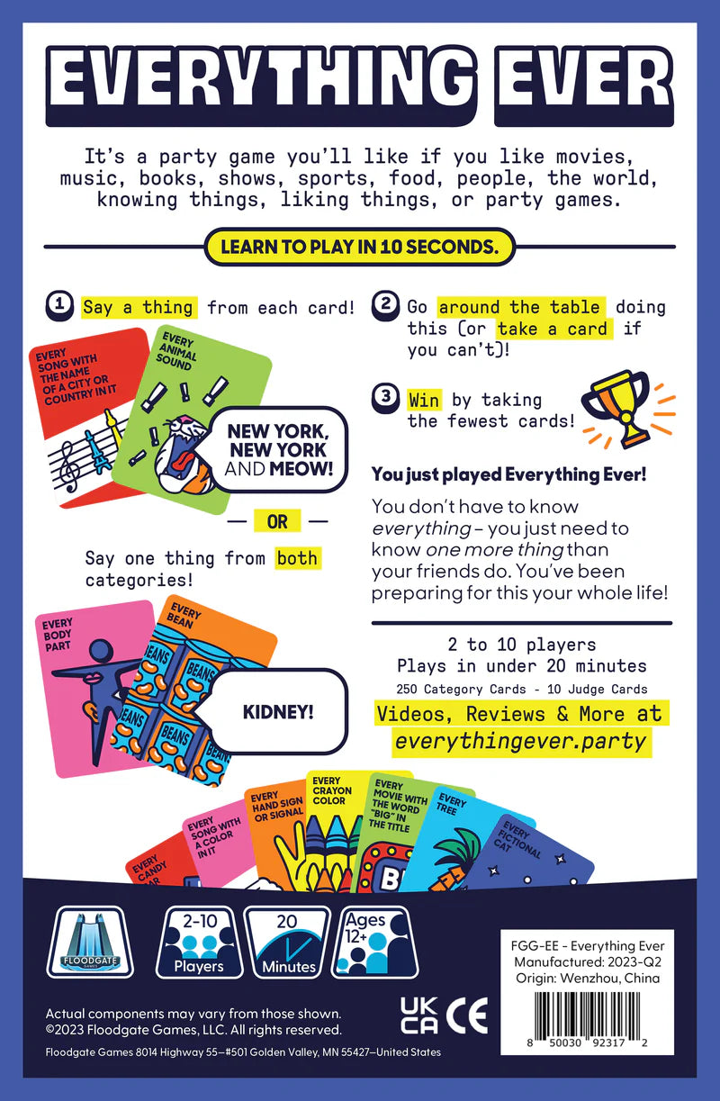 Everything Ever Board Game