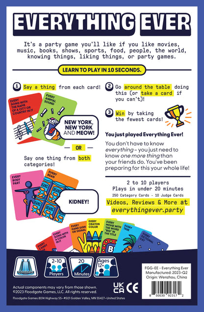 Everything Ever Board Game