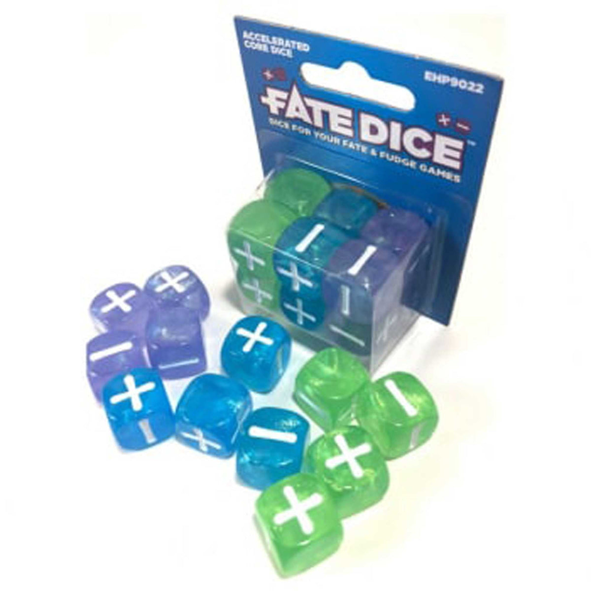 Fate Dice Accelerated Core 12 Dice Dice Set by Evil Hat Productions 1