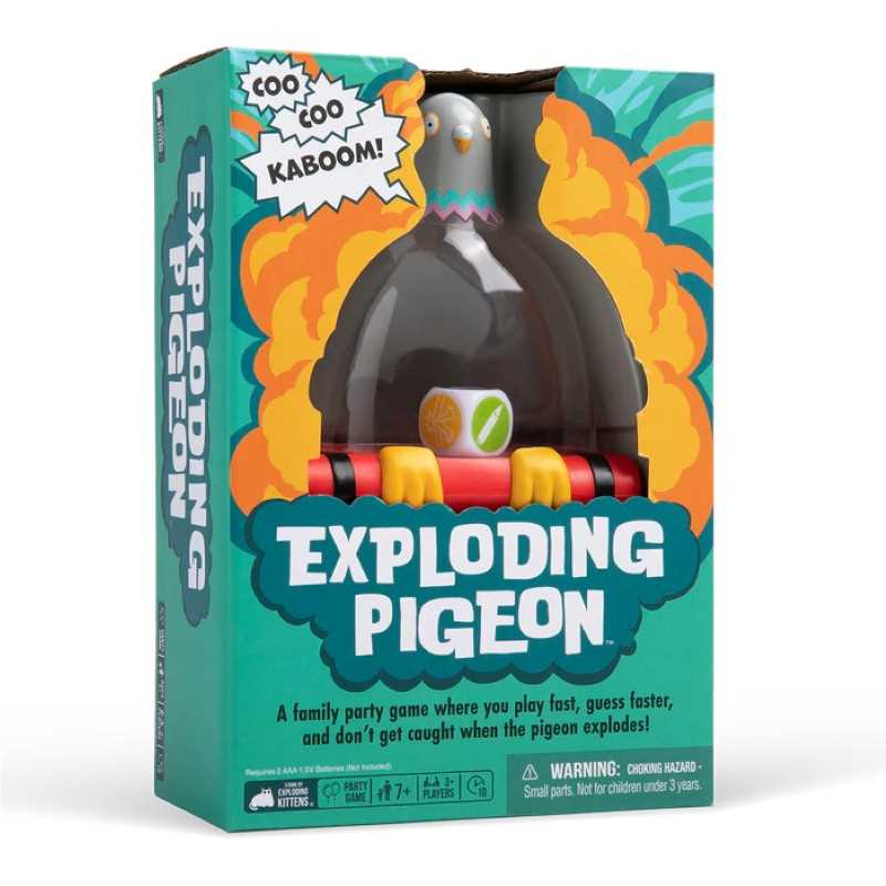 Exploding Pigeon Board Game by Exploding Kittens 1